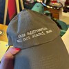 Tech Design 'Sorry I'm Late' Dad Hat - Embroidered Cotton Adjustable Baseball Cap, Unisex Casual Cap