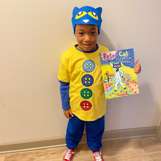 Groovy Blue Cat Costume Book Character Costume Child and Adult Etsy