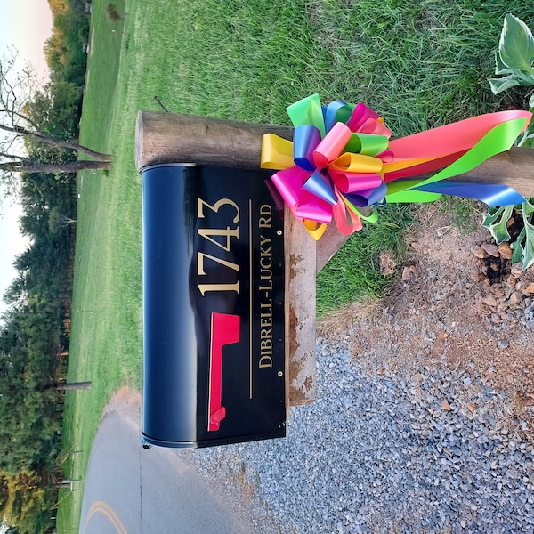 Address Mailbox Decal | Street Address Mailbox | Address for Mailbox ...