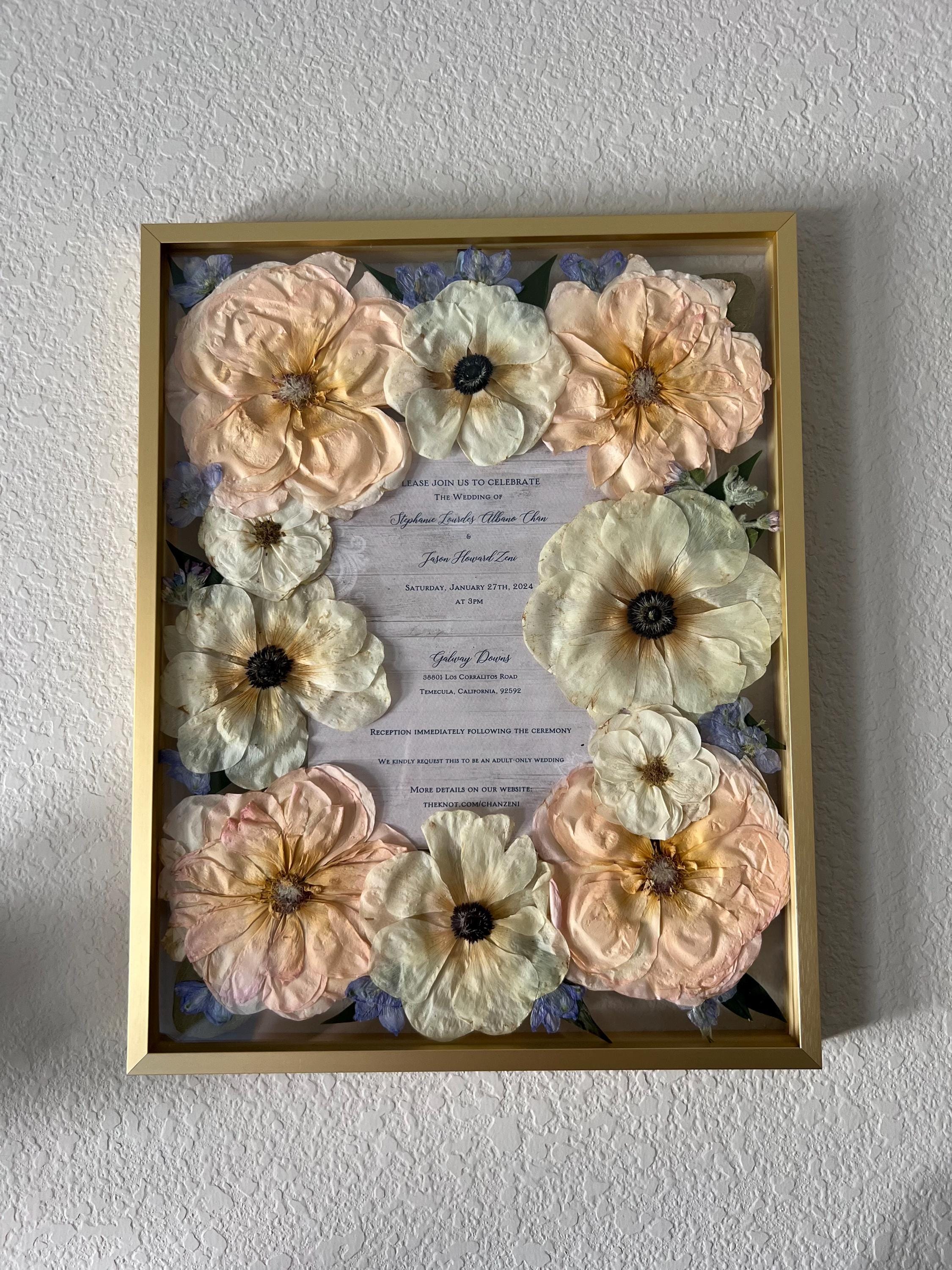 Preserved flowers from Stephanie's etsy review