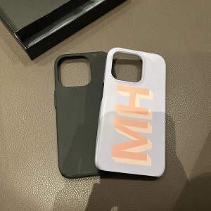 iPhone 16 Case, Personalized Initial Phone Case, Personalized Monogram iPhone 15 14 13 Pro Max iPhone 12 mini iPhone 11 iPhone 16 Pro Max