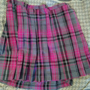 Red Royal Stewart Tartan Fabric Matching Thread. | Etsy