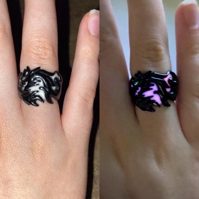 Glow in the clearance dark dragon ring