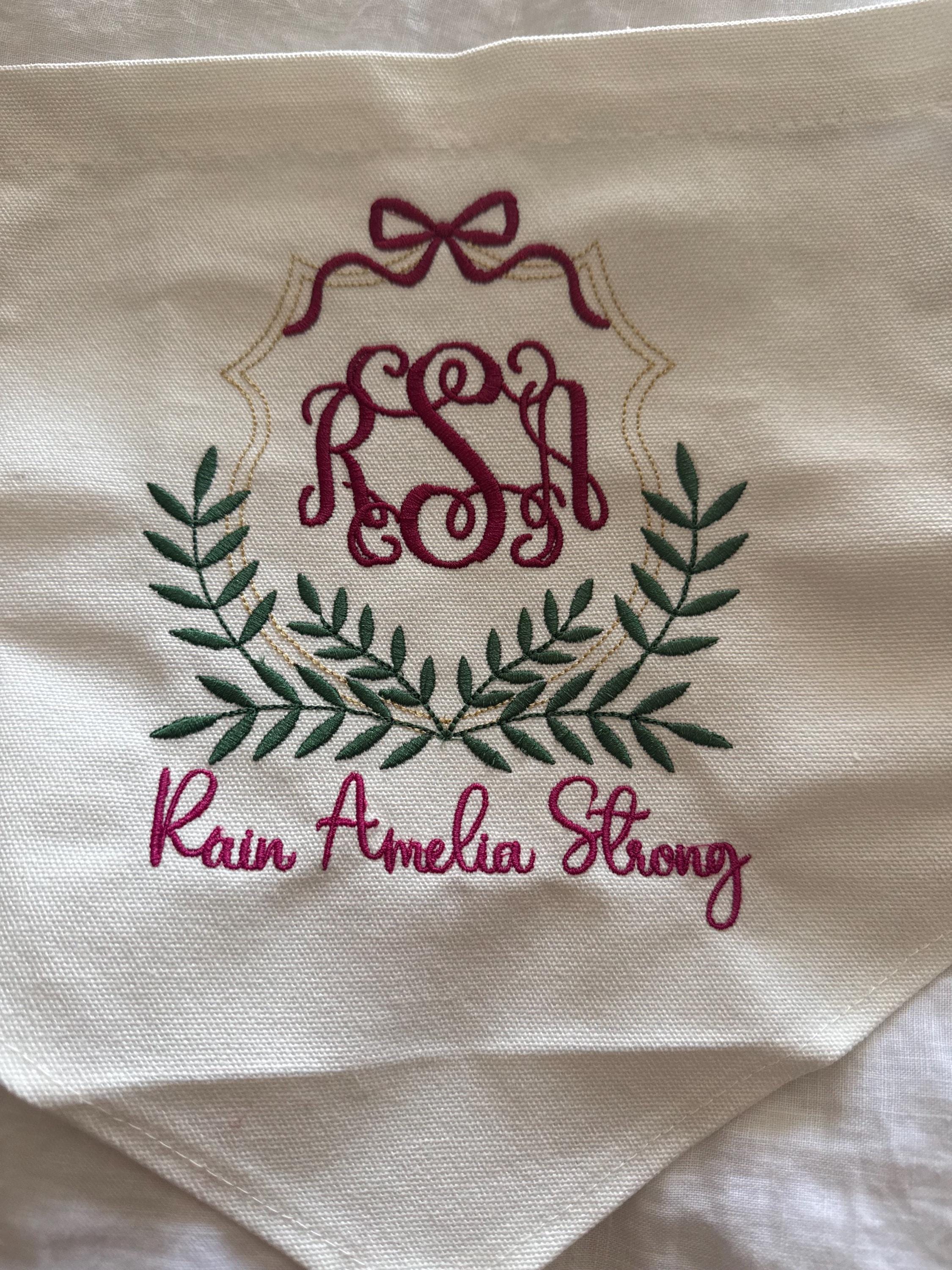 Customer photo for 10 Modern embroidery fonts bundle