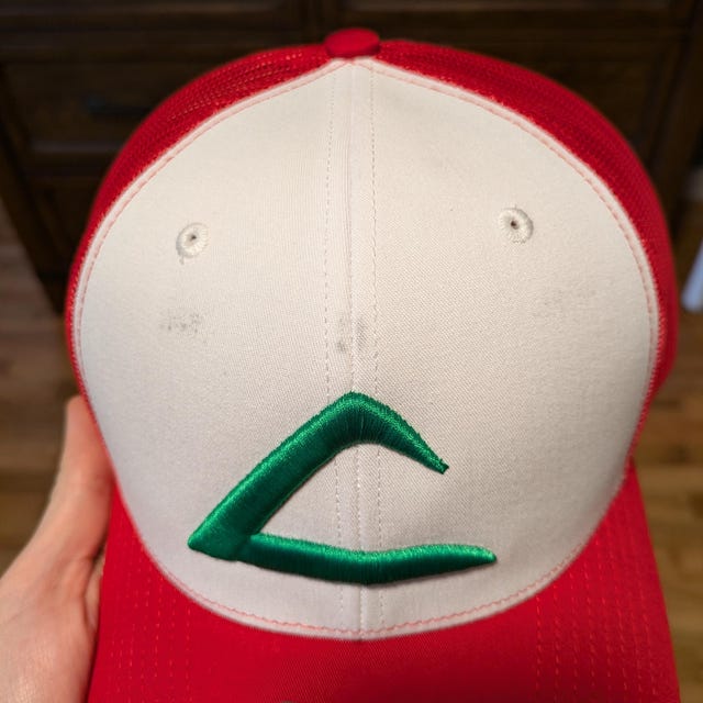 Ash Ketchum Hat - Richardson 112 With 3D Puff Embroidered