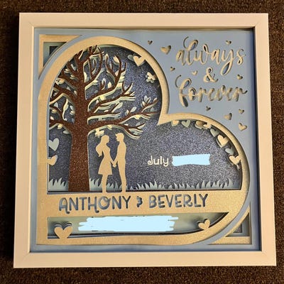 3D Welcome Spring Shadow Box, Home Shadow Box, Cherry Blossoms, Floral ...