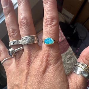 Customer photo from mjmatute, Raw Australian Opal Ring