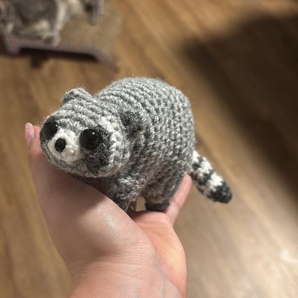 Crochet Pattern - No-sew Raccoon & Bonus Jimothy Version! - ***please ...