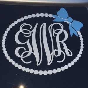5 Vinyl Monogram Decal  Shop The Southern Rose Today