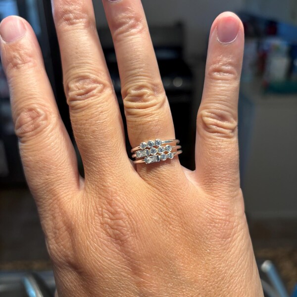 Initial Morse Code Ring by Caitlyn Minimalist • Diamond Ring With ...