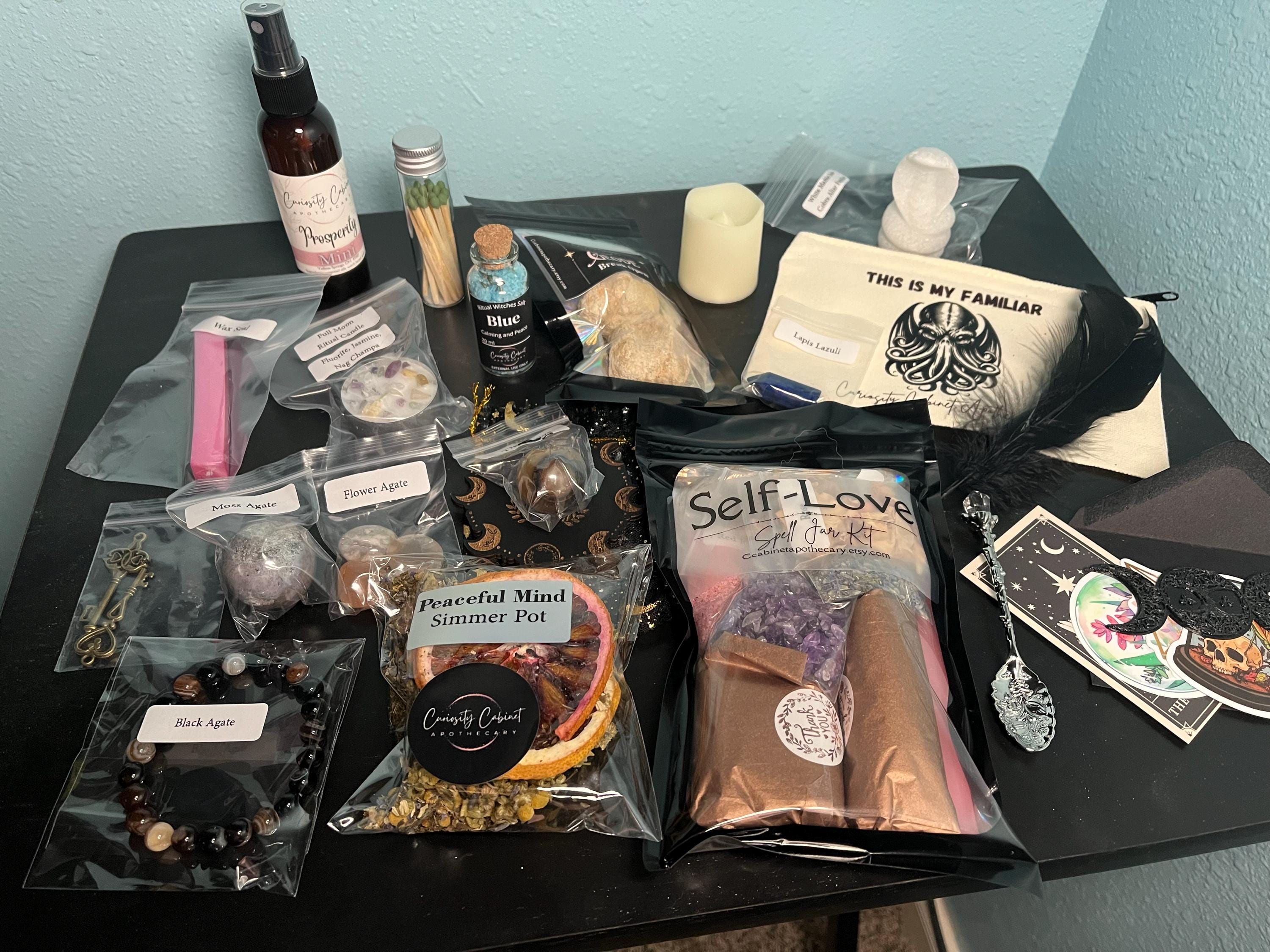 Large Witchcraft Mystery Box Gift Set - Surprise Witchcraft DIY Occult - Blind Date with a Witch - Witchy Gifts - Boo Basket