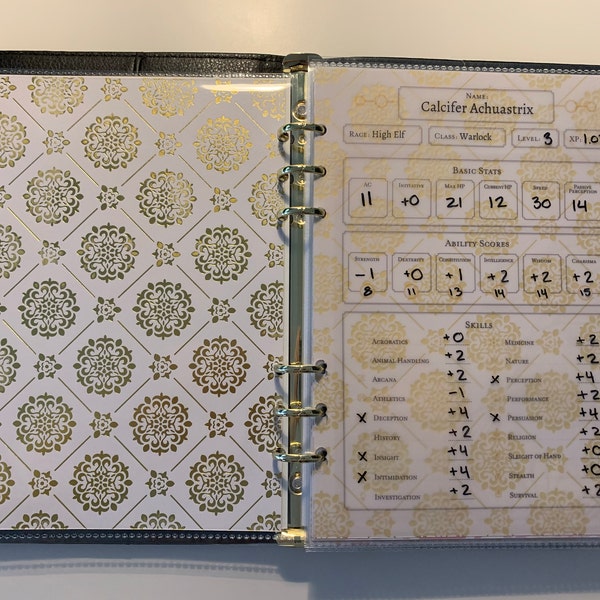 Call of Cthulhu Character Sheet 7th Edition Fillable PDF Printable for
