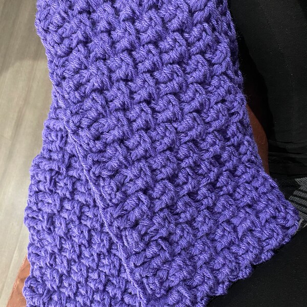 Chunky Crochet Infinity Scarf Pattern: Easy Unisex DIY (PDF Download ...
