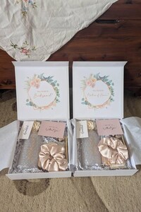 Bridesmaid Proposal Gift Box Personalized Bridesmaid Jewelry Box Will You Be my Maid of Honor Gifts Glass Can Cup Tumbler Bridesmaid Box Set