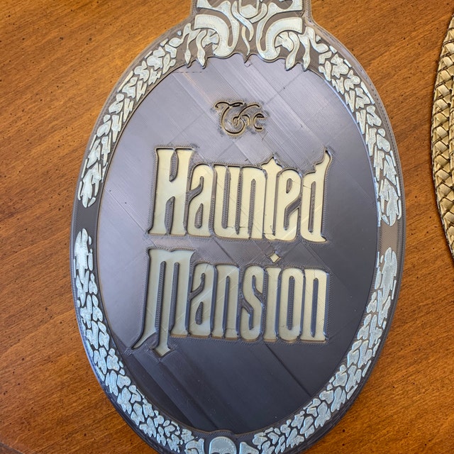 Haunted Mansion Sign - Etsy