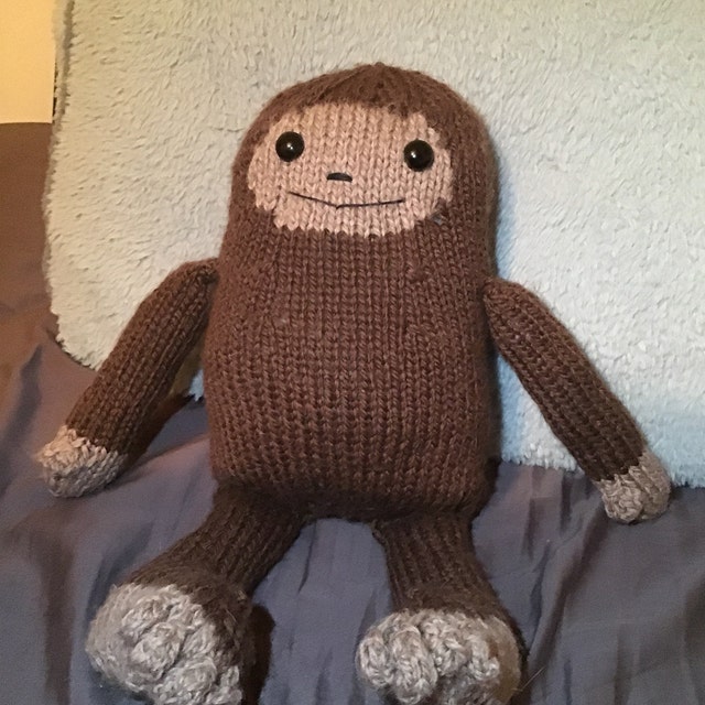 Yeti and Sasquatch Knitting Pattern - Etsy