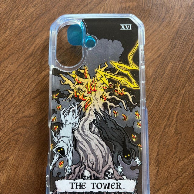 The Tower Tarot Card Phone Case for iPhone - Etsy