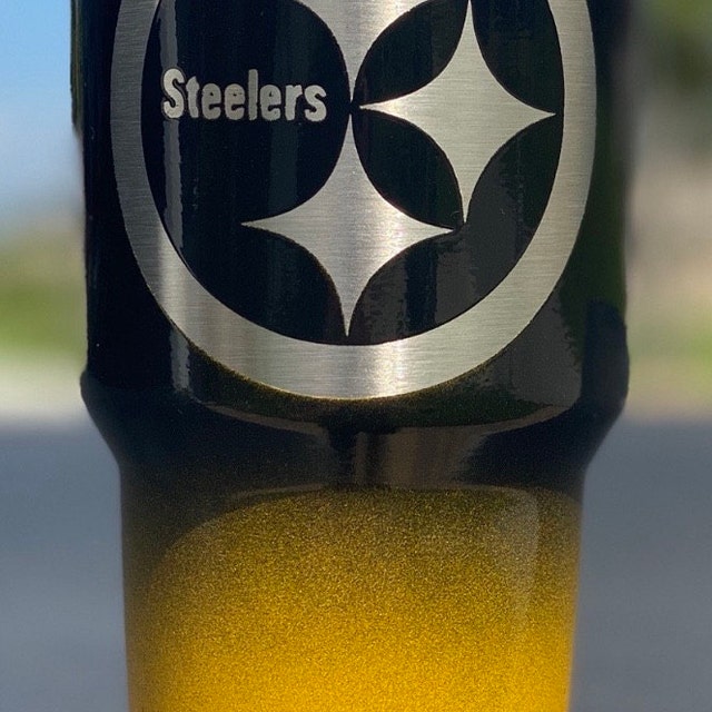 Pittsburgh Steelers YETI Laser Engraved Tumblers, Can Colsters and Bottles