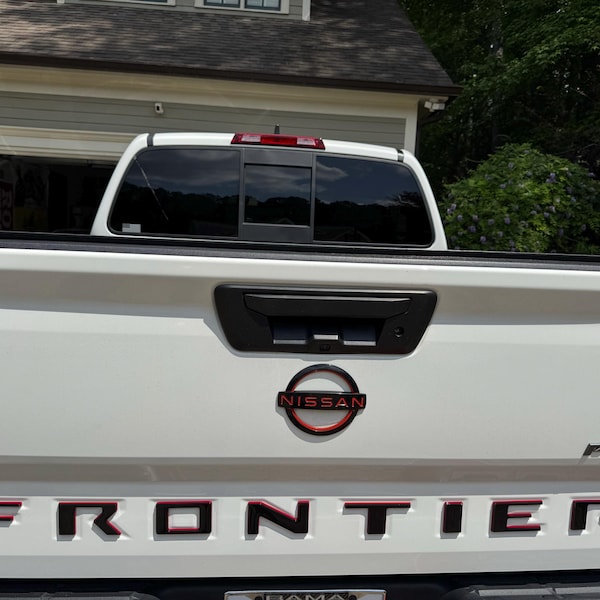 Tacoma Tailgate Decal Gloss Red 3D Tailgate Insert Letters For 2016-2021 Toyota Tacoma - Custom Badge Upgrade Toyota Tacoma Tailgate Emblem