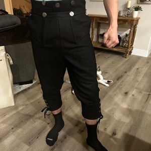 Regency Men's Fall Front Breeches, Georgian Breeches, Jane Austen