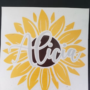 Download Sunflower SVG Single Layer Sunflower SVG Sunflower Clipart ...