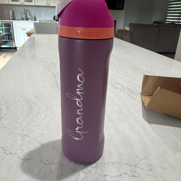 Personalized Owala Freesip 24oz Bottle – Custom Laser Engraved Water ...