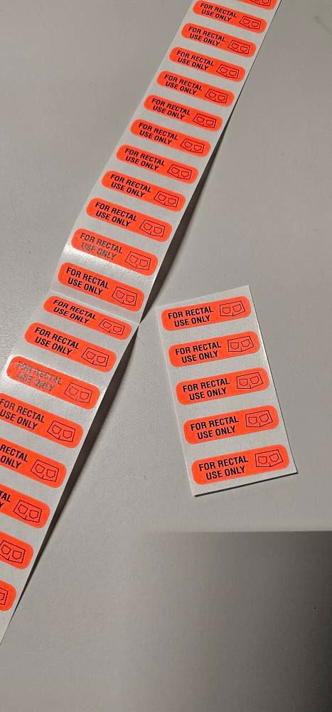 For Rectal Use Only Stickers. Make Everyone Smile with These Funny Sticker Surprises. Fast Shipping from USA