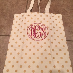 Glitter Monogram Iron On Monogram Iron On Transfer Iron On | Etsy