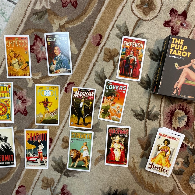 The Pulp Tarot -- Full Tarot Deck! - Etsy
