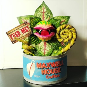 Little Shop of Horrors Audrey 2 Coffee Can Sculpture 7 Inches Tall ...