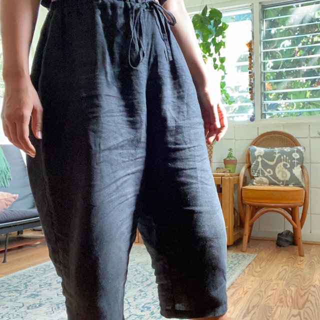 Wide Linen Pants TOKYO - Etsy