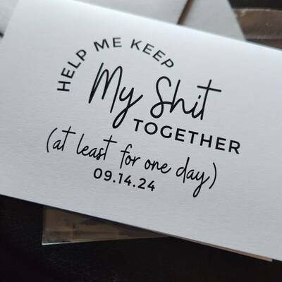 Help Me Best Woman Proposal Card Keep My Shit Together Maid of Honor ...