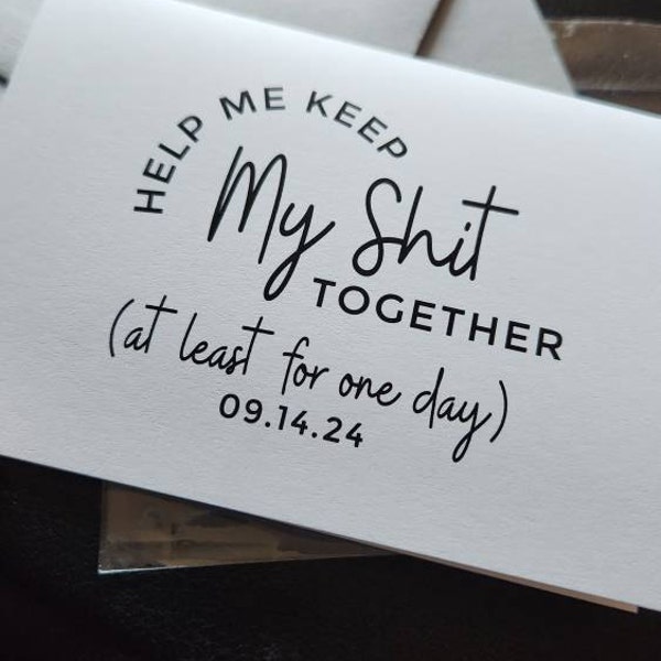 Help Me Best Woman Proposal Card Keep My Shit Together Maid of Honor ...