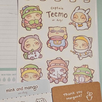 Bee SND Puppycat Sticker Sheets - 4 Sheet Set With Sparkle Finish For Kids & Collectors