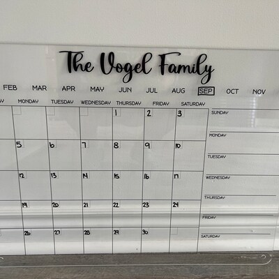 Magnetic Calendar for Fridge Monthly Fridge Calendar 2023 - Etsy