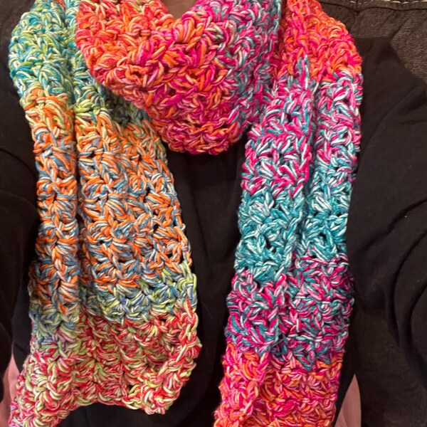 Crochet Cinque Scarf