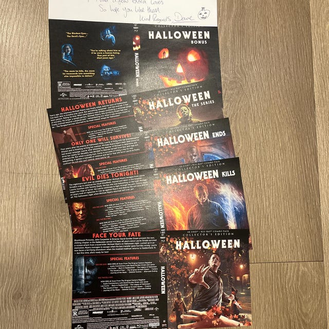 012. Custom Nightmare on Elm St Blu Ray/4k Boxset (NO Films