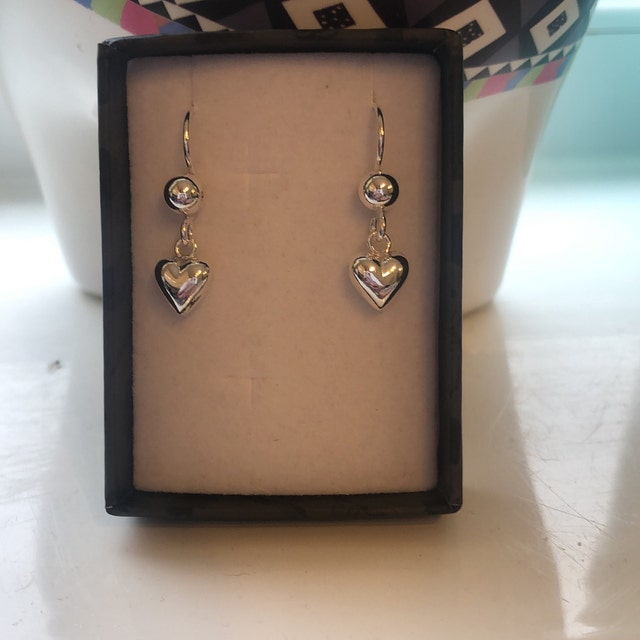 ■ENGBROX■ silver925 sandy heart ball earring set EBEA25017 silver925] sandy heart ball earring set - 감도 깊은 취향