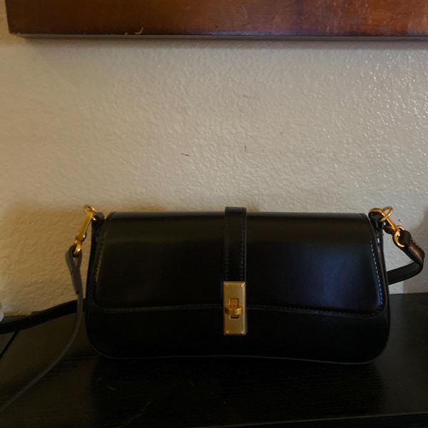 Red Leather Carry-On Roller Bag - Limited Edition