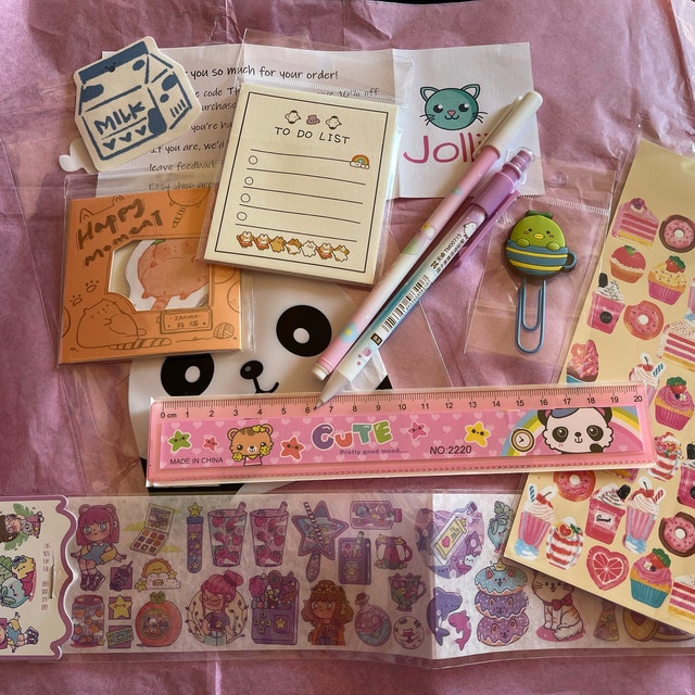 Cute & kawaii stationery and Journal supplies by Jollii on Etsy