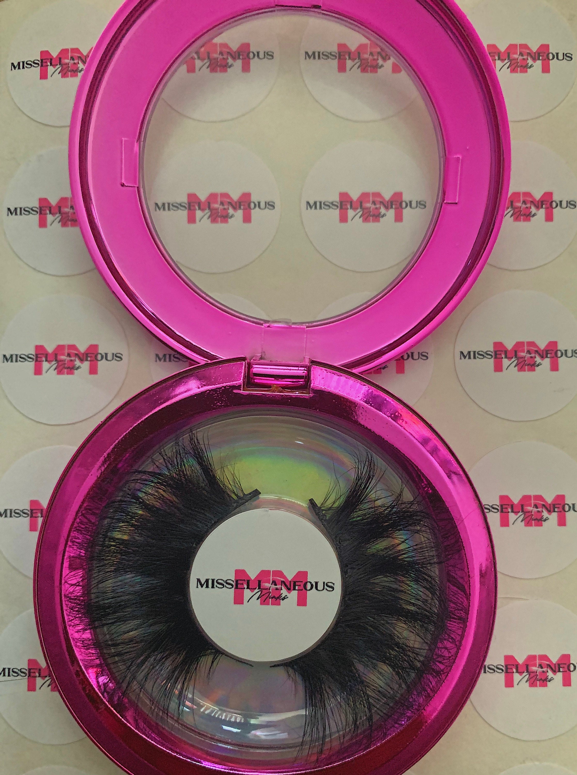 Sticker labels for lashes