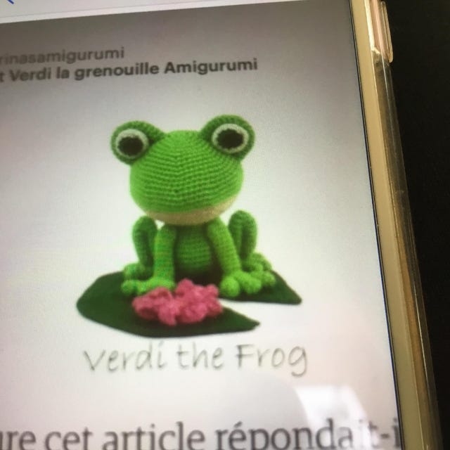 Modèle De Crochet Freddy le Grenouille – Patron du Crochet