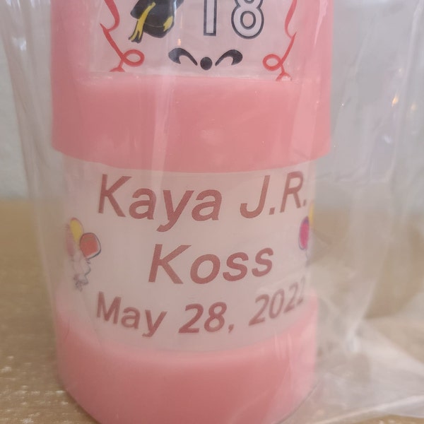 Birthday countdown candle 1 21 years traditional style etsy
