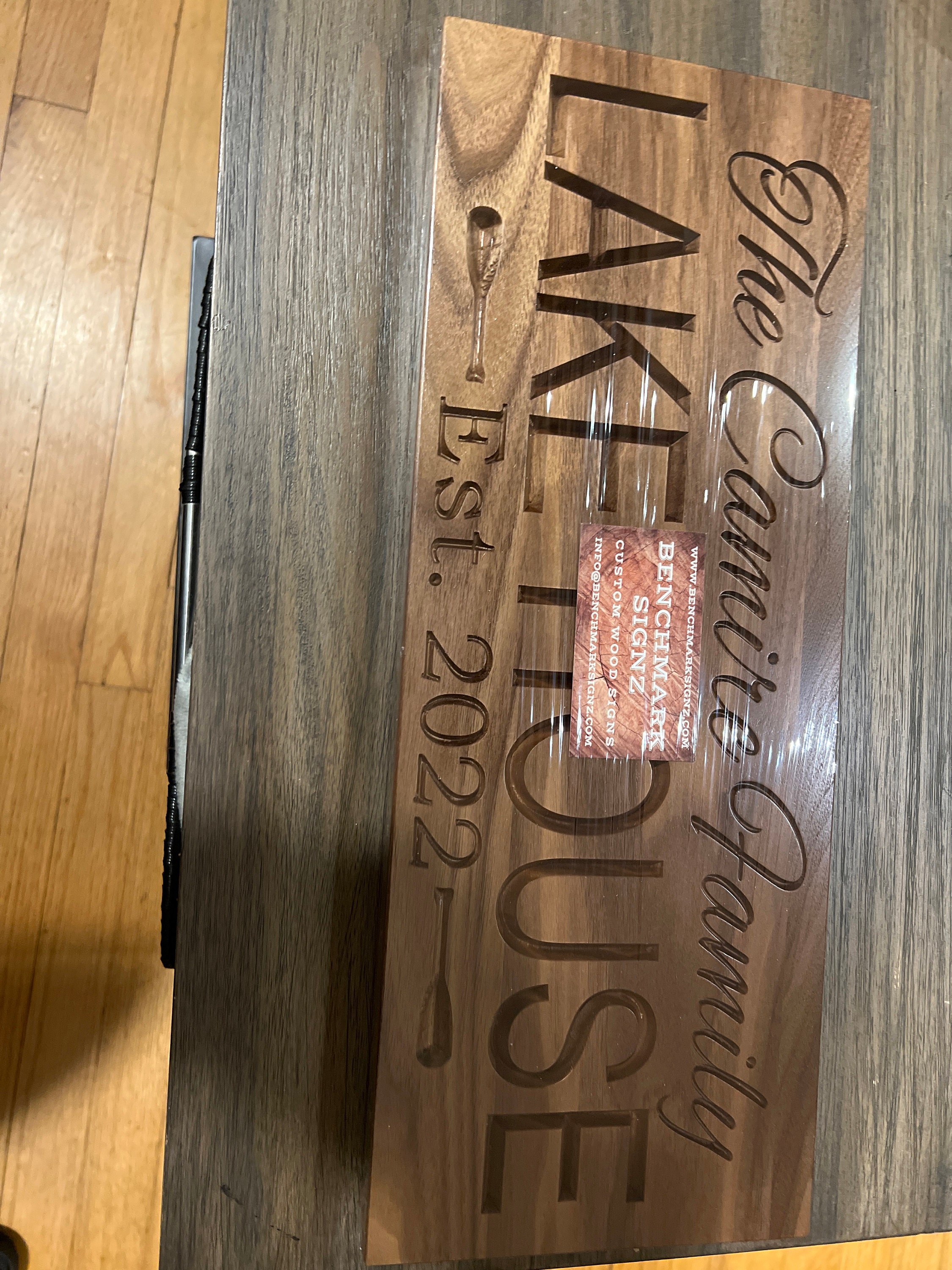 Custom Carved Wood Sign: Lake House, Cabin, Lodge Decor