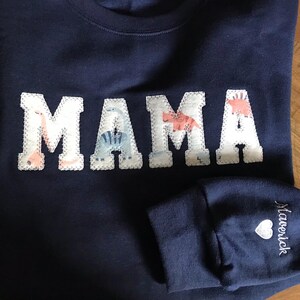 Quilted Smiley Face Sweatshirt - Charcoal