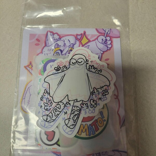 Glitchy Dream Ghost Waterproof Sticker! - Etsy