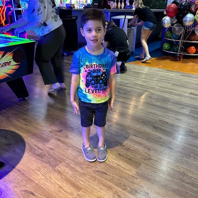 minty rainbow tie dye