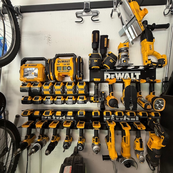 Dewalt 20V Battery and Tool Holder - Etsy