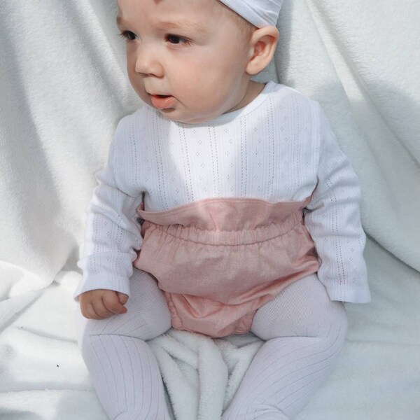 Baby Blue Stripe Bloomer main image 0