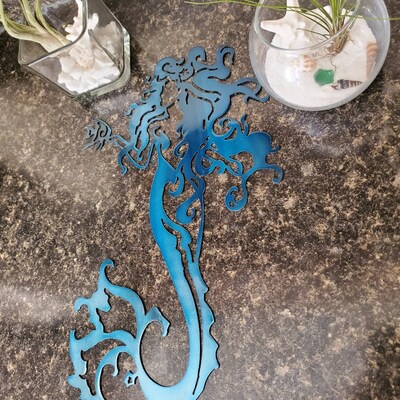 WODQYAZ Luxury Metal Wall Art, 3D Wall Decoration, Metal